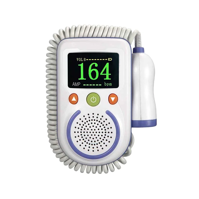 
Pregnant Women Ultrasonic Fetal Doppler Fetal Heart Monitor Medical Equipment / Portable Ultrasound Machine Price 