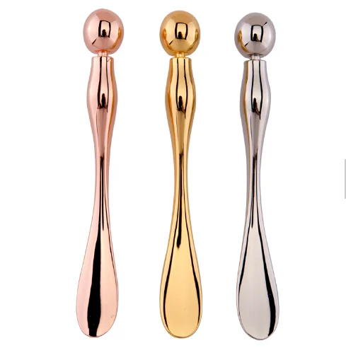 Золотая маска для лица, ложка, ручной крем для глаз, массажер, смешивающая ложка и лопатка