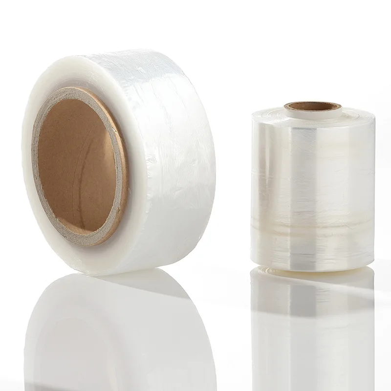 Takeout packing envelop fast food box sealing plastic wrap wrapped stretch edge PE packaging film transparent