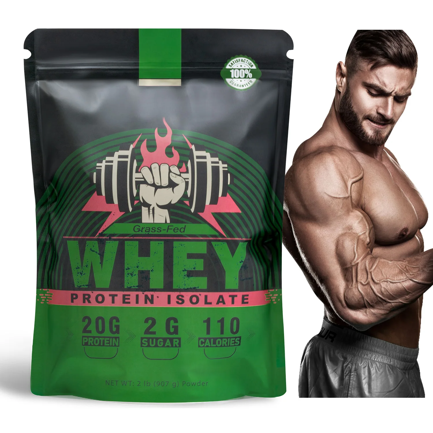 Изоляемый сывороточный протеин порошок натуральные ингредиенты премиум качества доступны для оптовых и пользовательских заказов