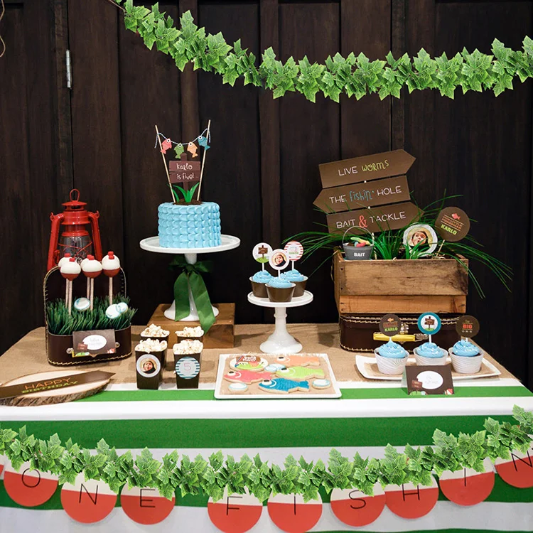 Hot selling real touch artificial plants ivy vine hanging greenery ivy artificial wall