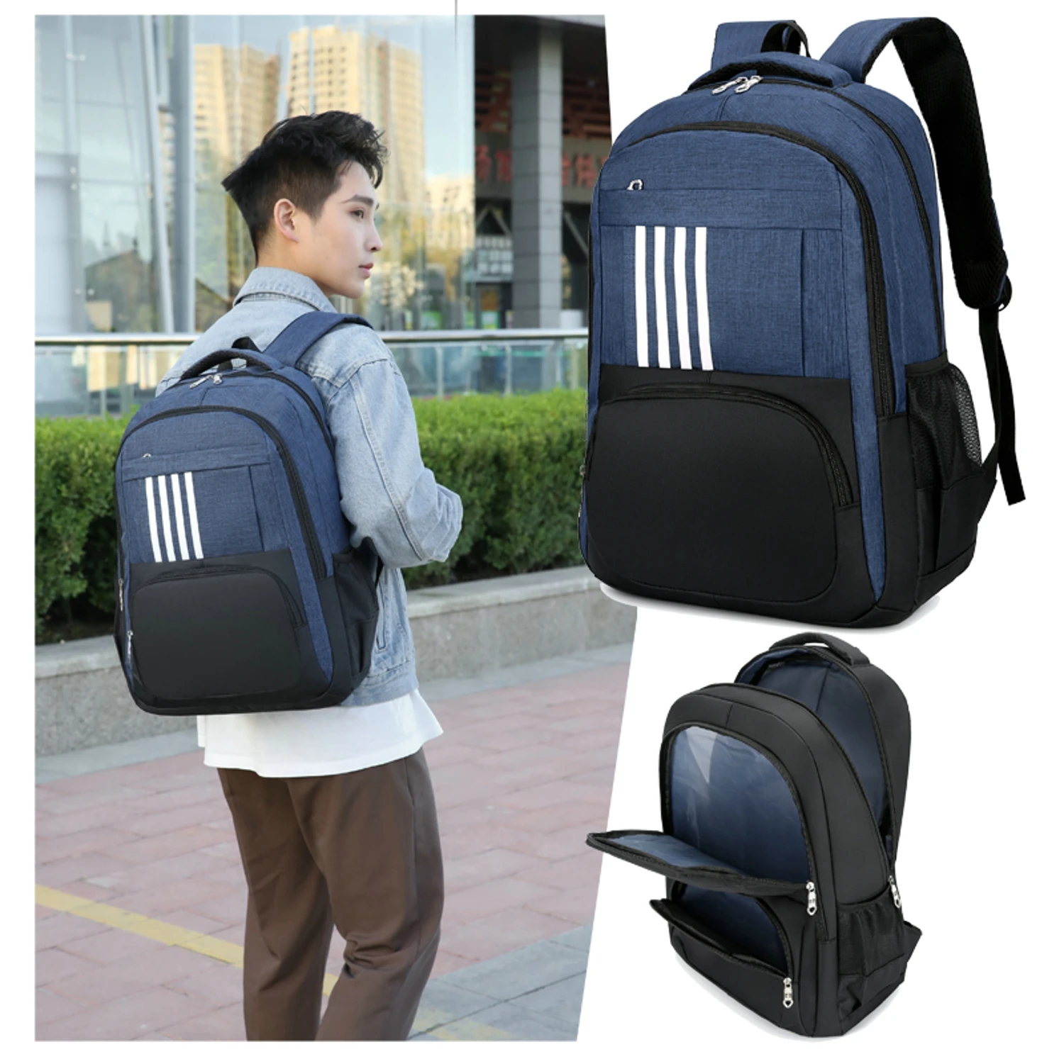 Casual Sports Backpacks Unisex Computer School Backpack For Travel Neoprene Laptop Bags Waterproof Kids Mochila Escolar
