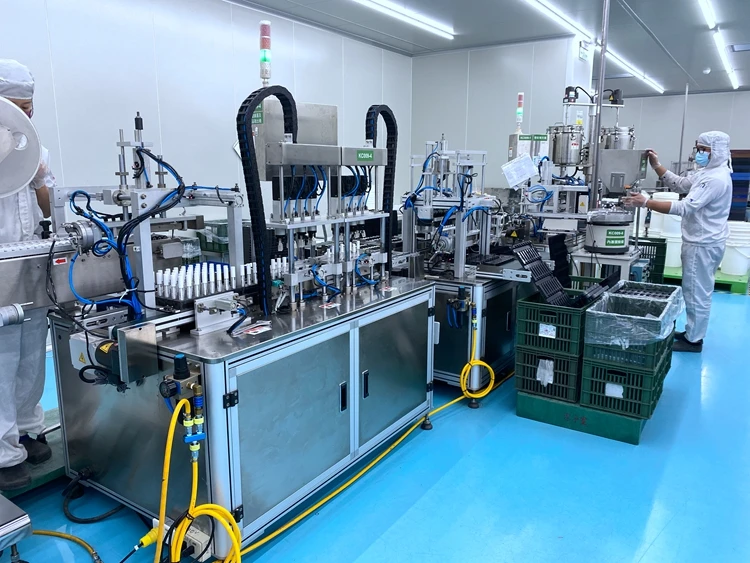 OEM/ODM Square Shape Clear Plastic Container Glitter Jar Case(A106)