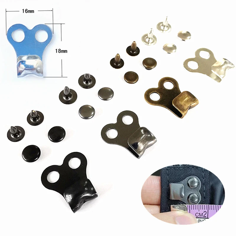 High quality Custom Size iron and brass Metal Shoelace Hook Speed Hook And Eyelet For Shoes