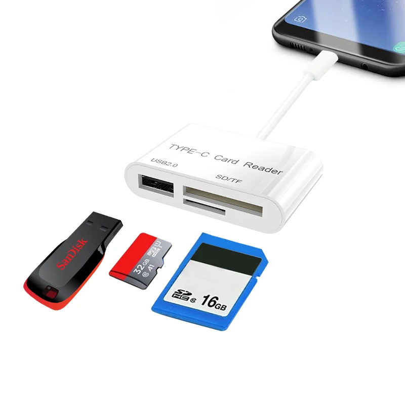 2020 высокоскоростной 5 Гбит USB3.0 порт дизайн Смарт 3 в 1 памяти SD Card Reader Micro NUS Card Reader для мульти
