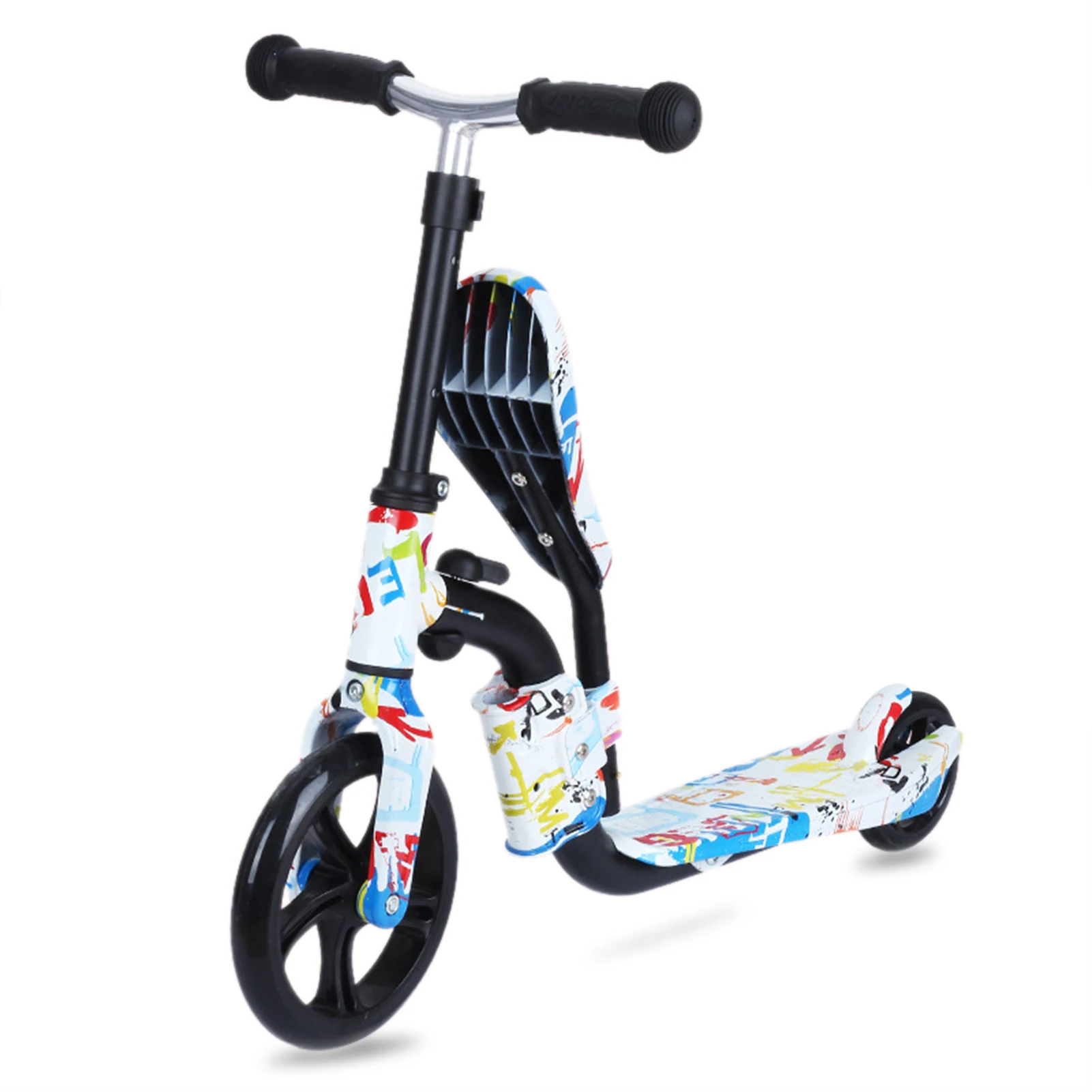 
Balance Bike 2 In 1 scooters for kids 8 years and up girls Adjustable Height Folding Kick Scooter 