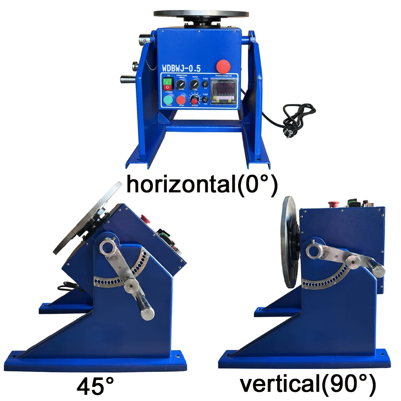 Welding Turntable /100KG Welding Positoiner With K11-200 Three Jaws Chuck Torch Holder Can Clamp 4-200mm Pipe/flang/flow Meter