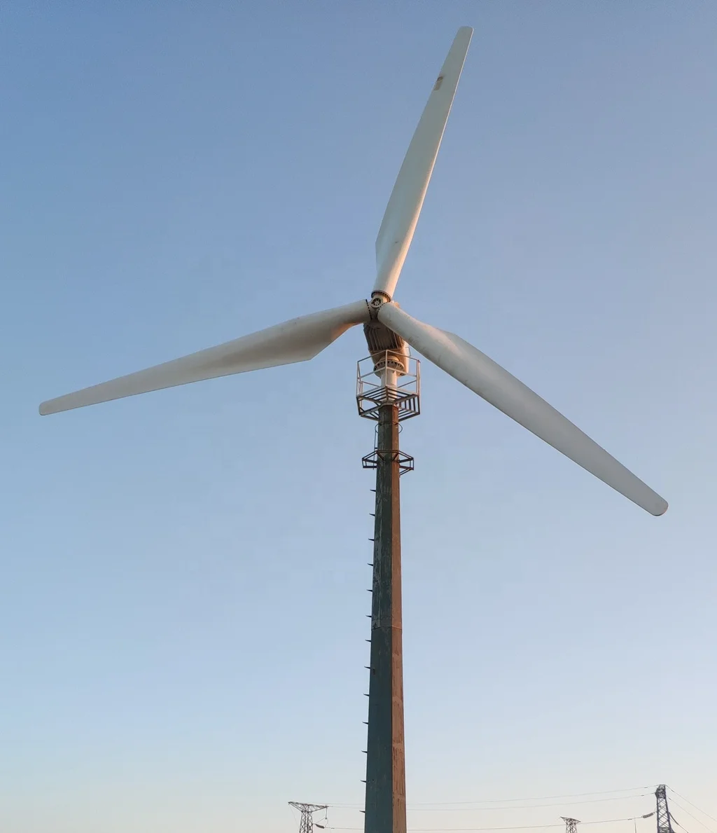 RX Manufacturer 100KW 10.5m Blades 77RPM Horizontal Wind Turbine