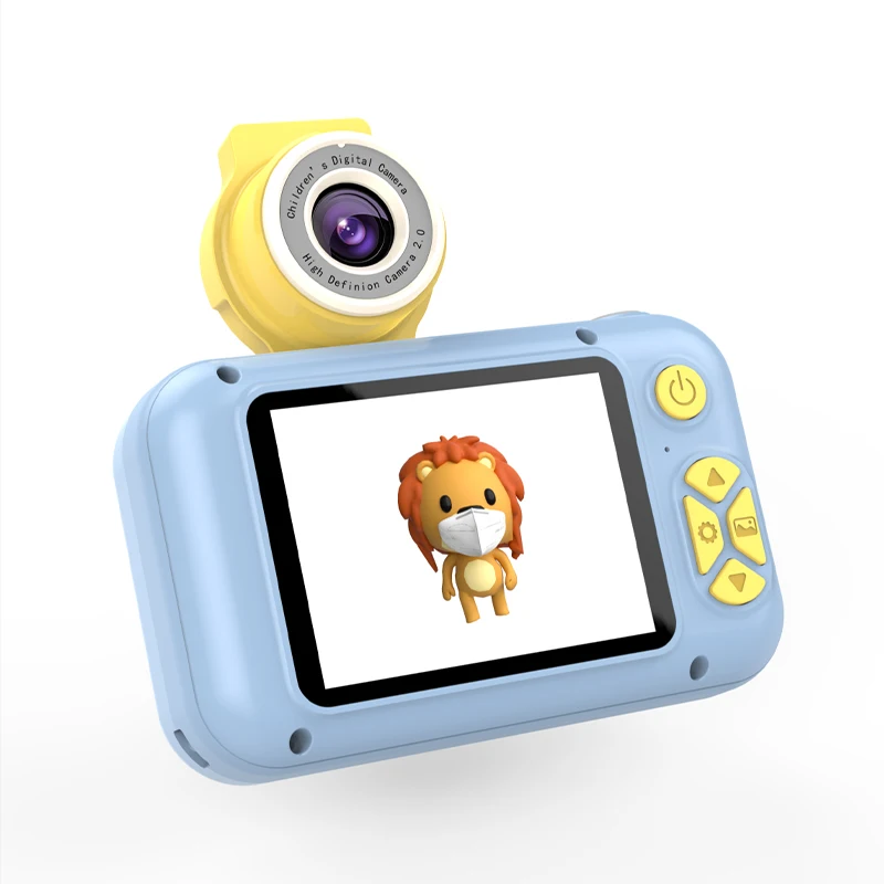 Upgrade 2.4 inch Kids Selfie Mini Camera HD Digital Video Cameras for Toddler Children Toy