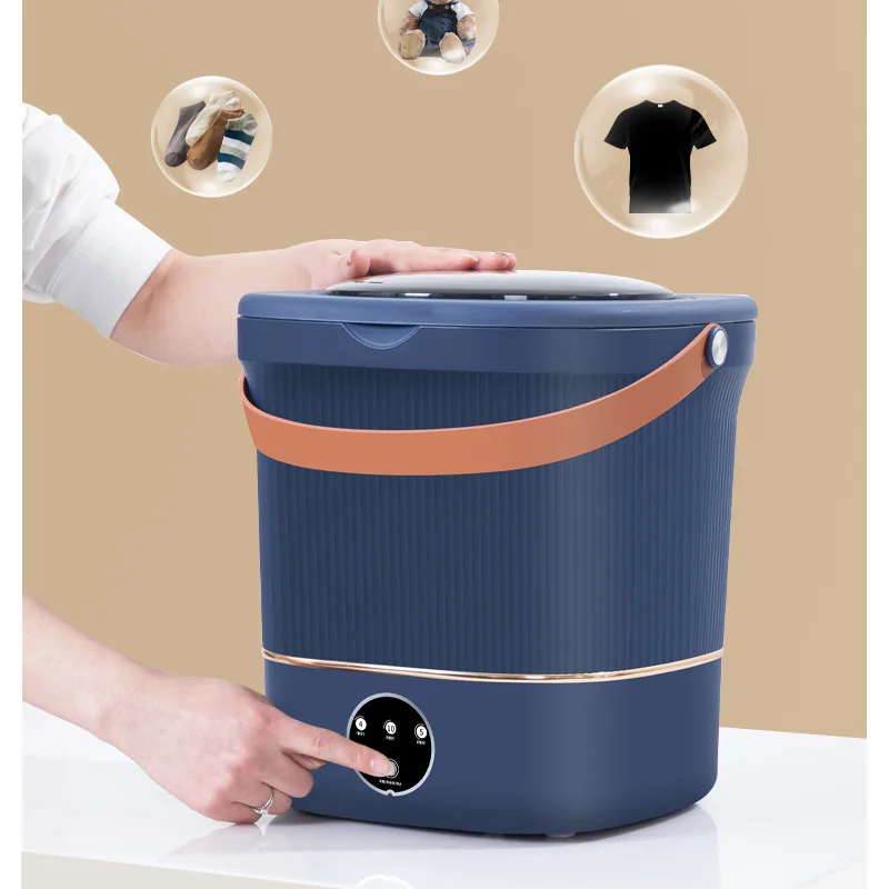 4.5L 9L Underwear Socks Fully-automatic Electric Foldable Tub Laundry Washer Portable Mini Folding Washing Machine With Spin Dry