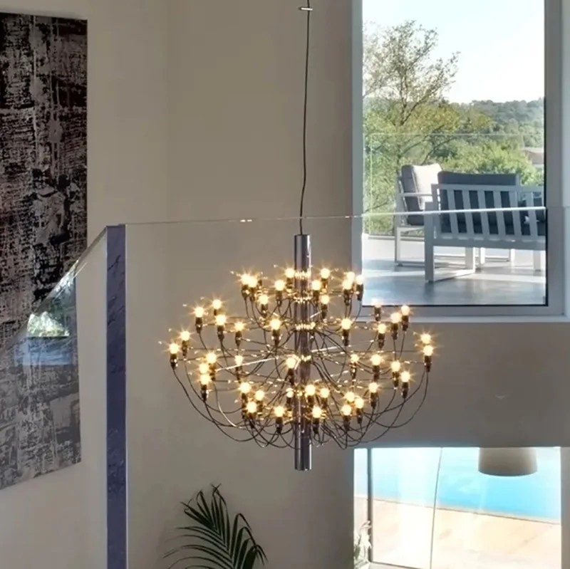 iron gold crystal high ceiling lighting pendant lights living room hotel wedding luxury modern chandeliers