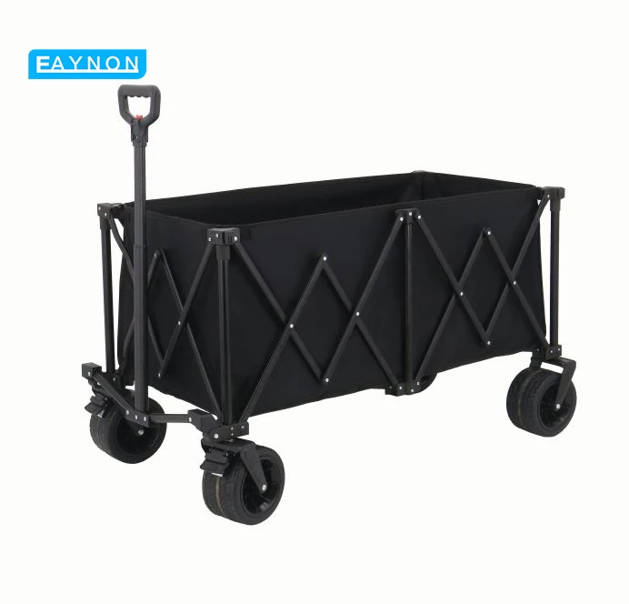 Eaynon Small Camper Trailer For Kids Folding Beach Cart With Platform Structure Customizable Oem Support