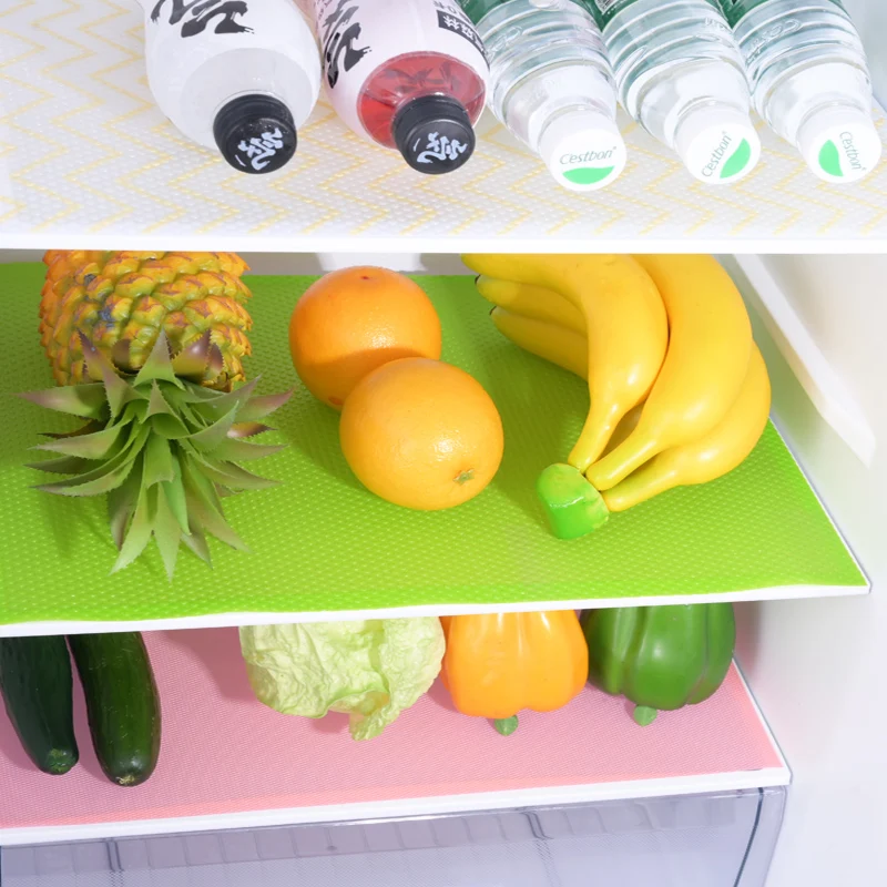 Customized use for refrigerator to anti bacteria moisture absorption mildew-proof can be cut EVA anti-bacterial fridge mat