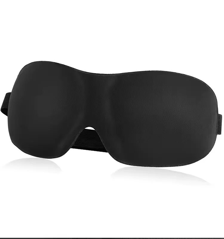 Wholesale soft comfort block out light eye mask blindfold night 3d sleeping cotton eye mask