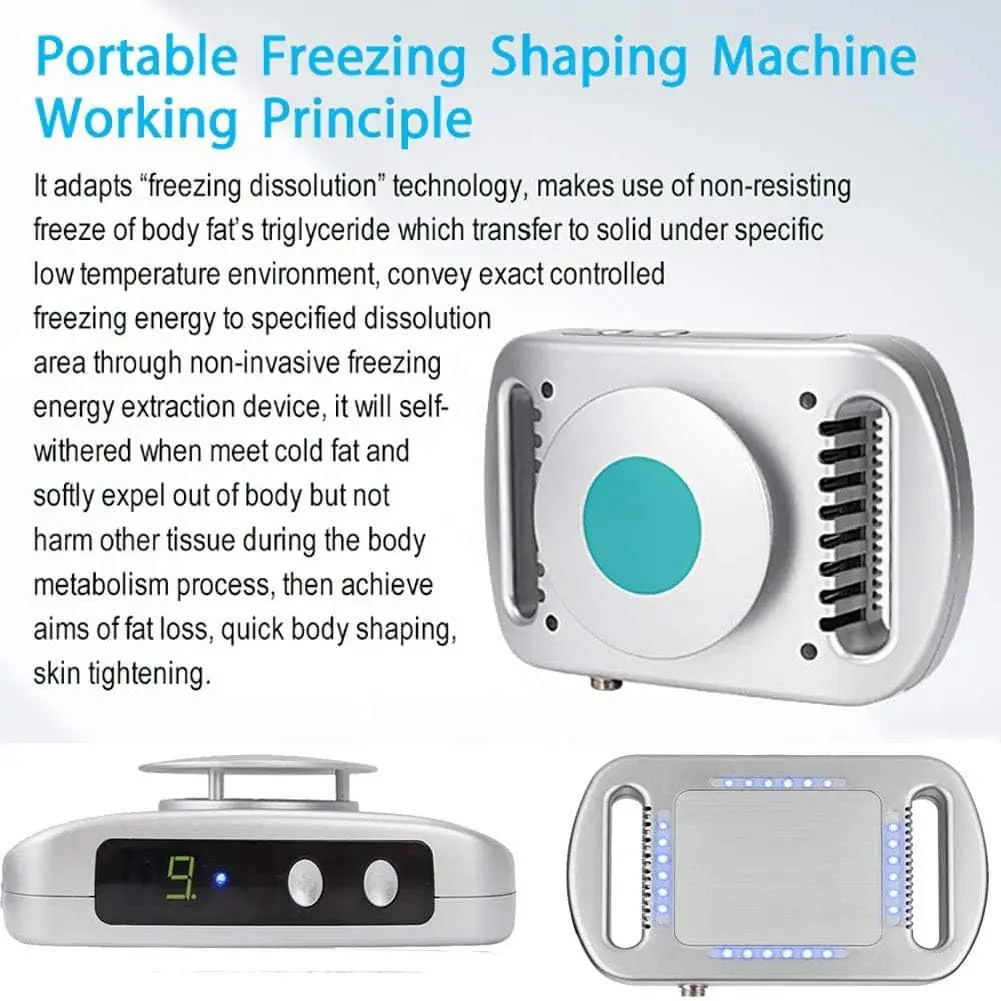 S.W Beauty Portable Cryolipolysis Slimming Machine New Fat-Freezing Body Shaping Instrument Home Use Weight Loss Application