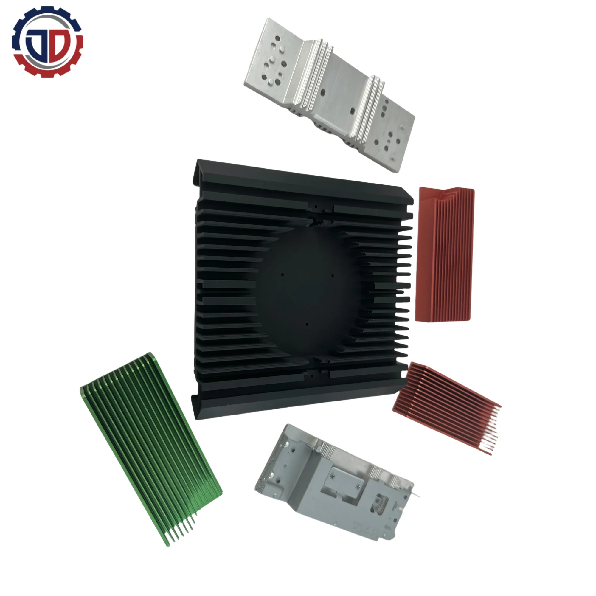 Custom Heat Sink Aluminum Heatsink Anodizing Rectangle Aluminum Pin Fin Led Bar Heatsink
