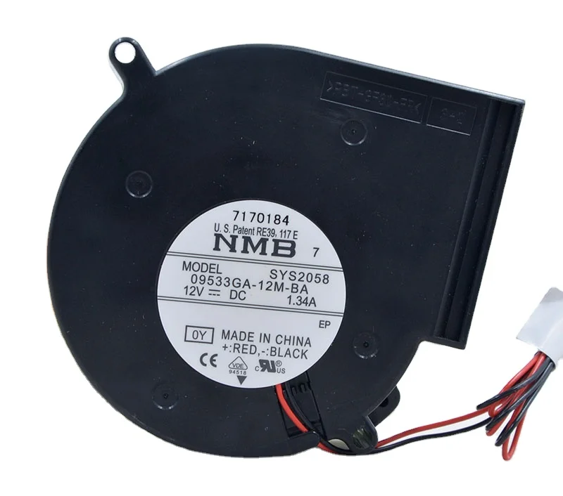 Оригинальный центробежный турбинный вентилятор NMB 09533ga-12m-ba 12 В 1.34a 9733 9