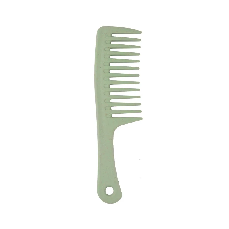 Biodegradable Hair Comb Promotional Wheat Straw Pocket Comb Personalized Pocket Straw Flat Comb