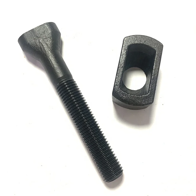 wholesale grade 10.9 black customized high strength oval liner bolts