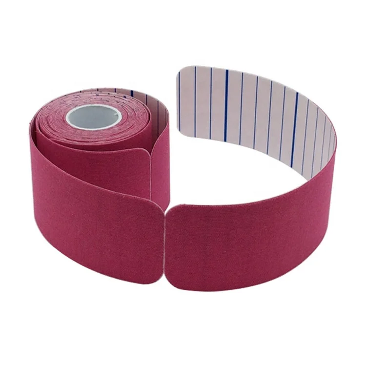 Водонепроницаемая Гипоаллергенная хлопковая кинезиологическая лента 2,5 см * 5 м