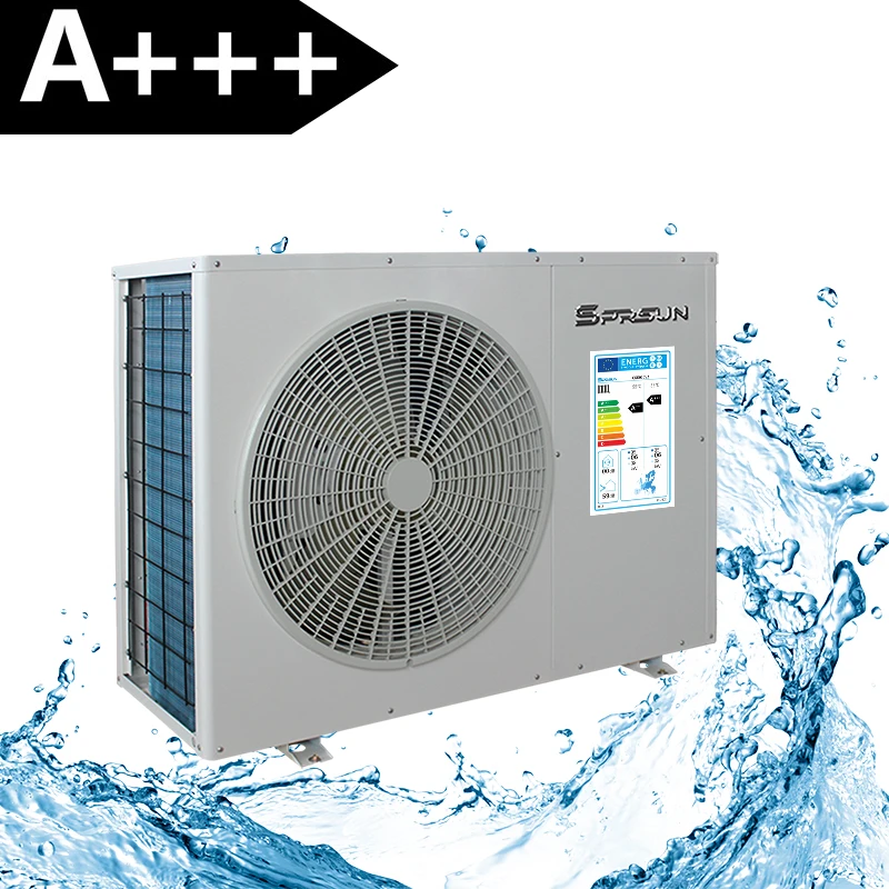 9.5KW A +++ энергоэтикетка моноблока инвертор постоянного тока воздушный водяной тепловой насос для нагрева охлаждения горячей воды
