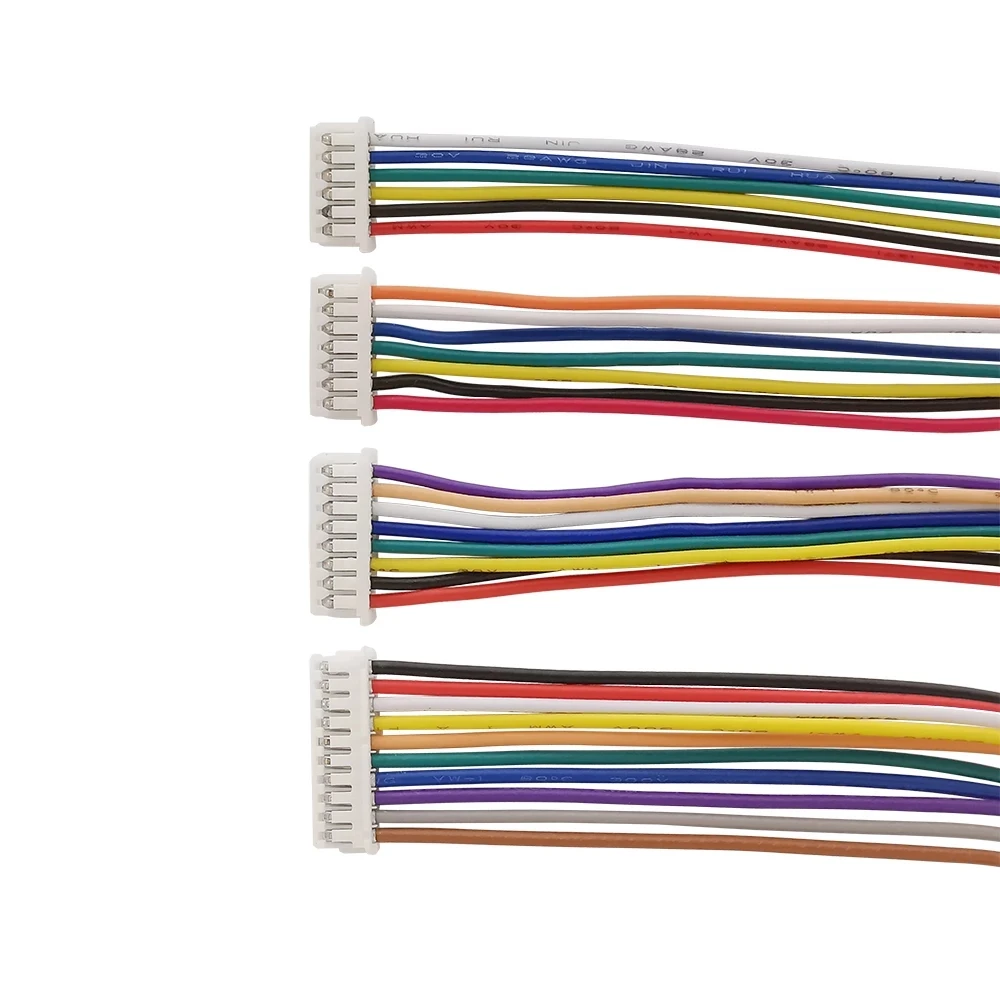 Molex 1.25mm Single/Double Head Wire Cable Connector Micro Molex Pitch 1.25mm 2/3/4/5/6/7/8/10 Pin Female Plug Electronic Wire