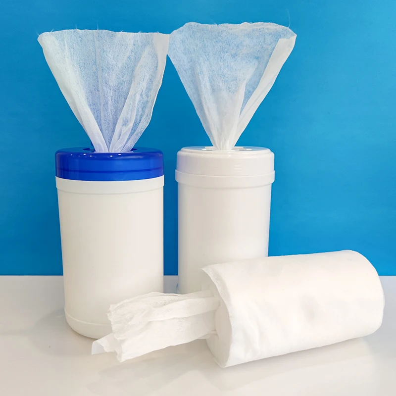 Nonwoven disposable roll towel cleaning Face hand body skin care home hotel Beauty salon Wet dry available canned Wet wipes