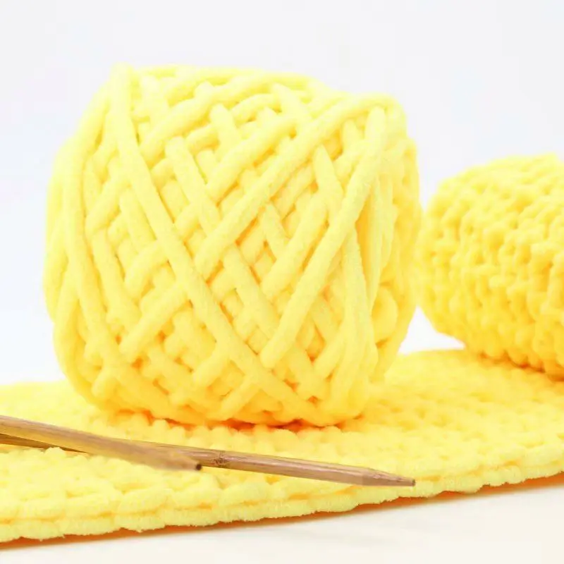 Factory Direct Sale Chenille Hand Knitting Yarn Cotton Knitting Yarn