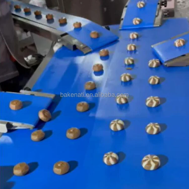 BAKENATI BNT-208A Automatic Double Color Chocolate Filled Biscuit Maker Cookie Machine