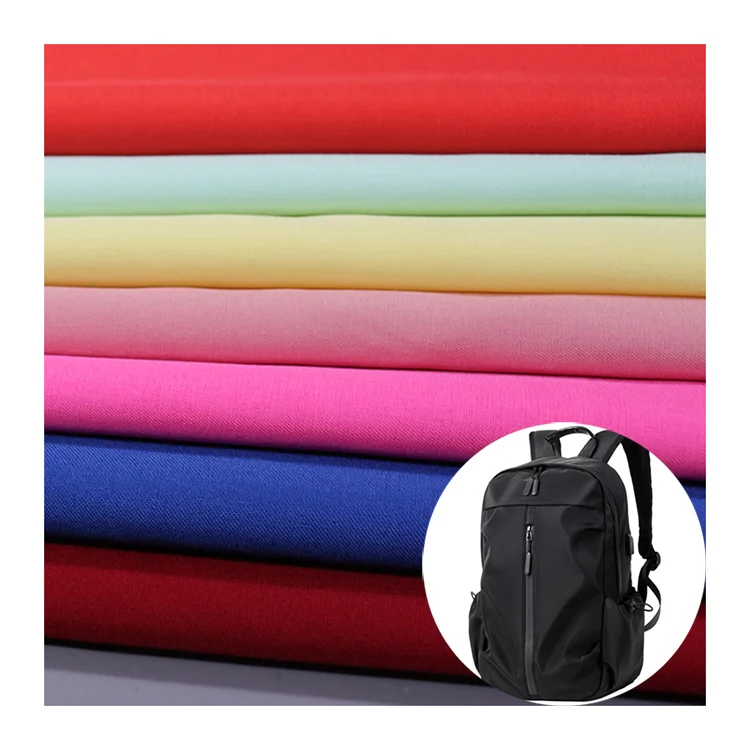 Customized 170T 190T 210T 240T 300T Polyester Pongee Fabric coat suit dress school bags lining fabric lining polyester bags