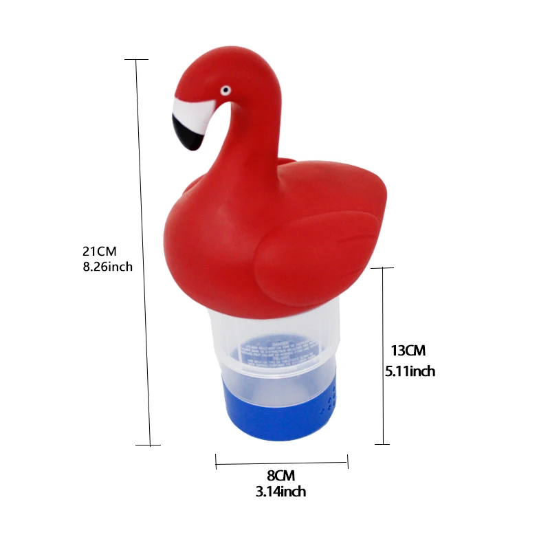 New Arrival Red Convenient Accuracy of placement Pool Floating Float Swimming Pool Chlorine Dispenser