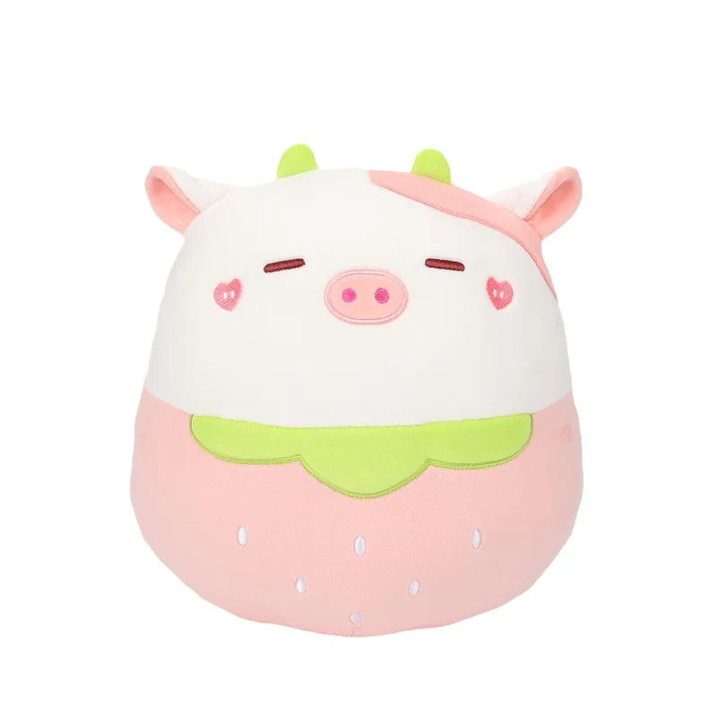 Kawaii Banana Cat Pillow Plush Toy Turkey Pillow Cute Watermelon Pig Doll Stuffed Custom Plush Animal Toy Juguetes de peluche
