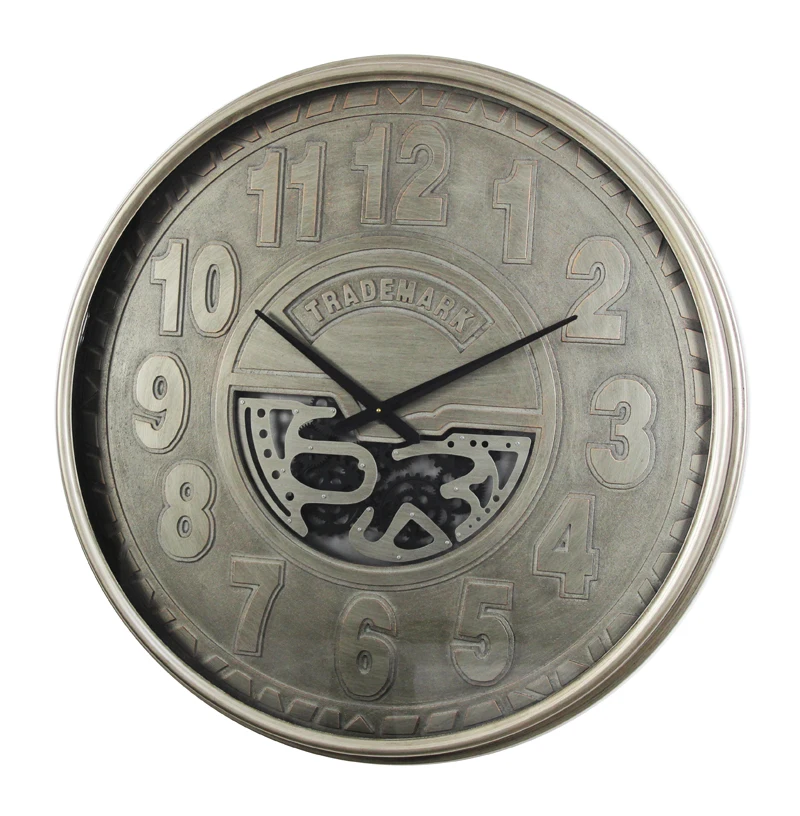 Высококачественные промышленные настенные часы, металлические часы COG, винтажные часы для дома