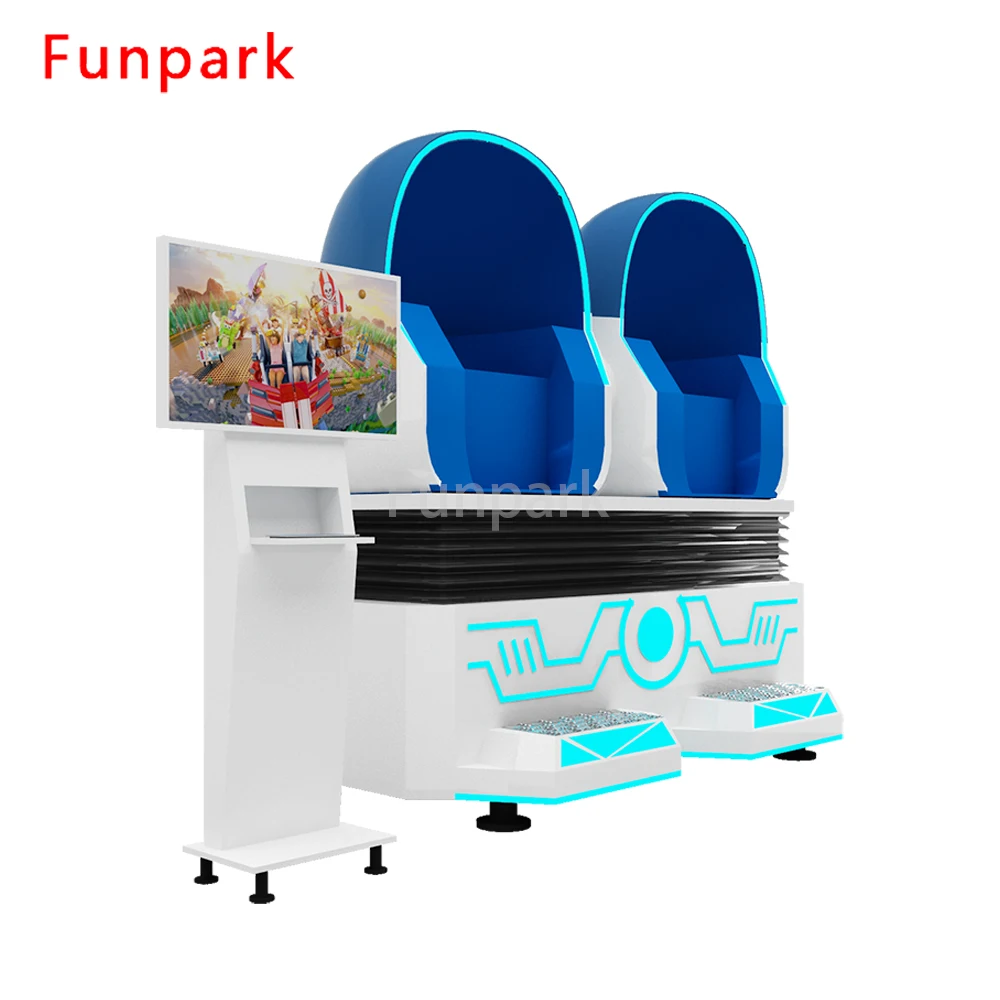 Funpark 9D VR Cinema Egg Chair Virtual Reality Equipment for Amusement Park Interactive VR Entertainment