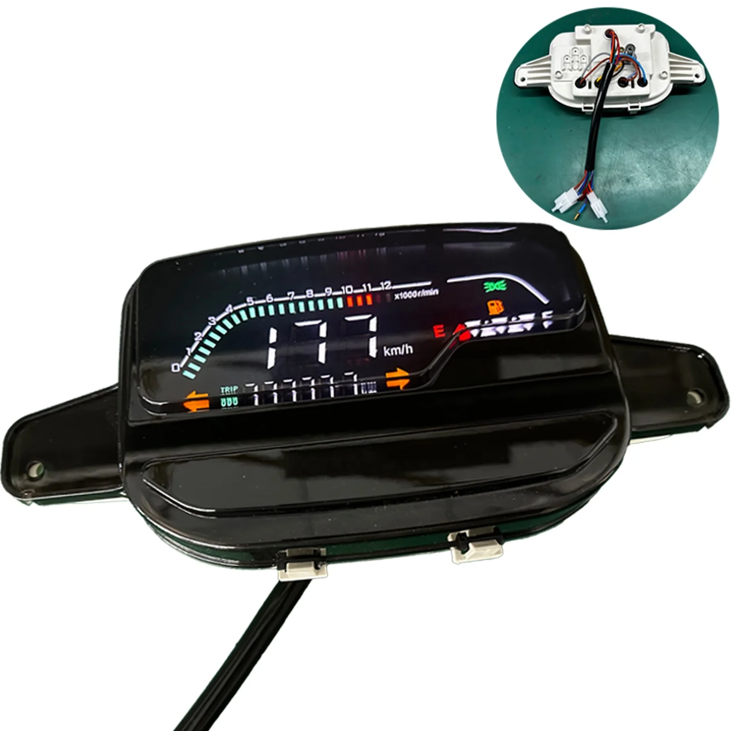 Hot selling digital motorcycle meter motorbike speedometer bike tachometer for yamaha y110 ss2