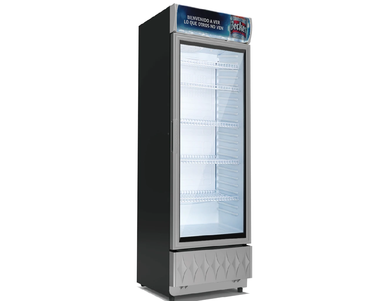 upright glass door cooler glass door beverage cooler commercial display fridge