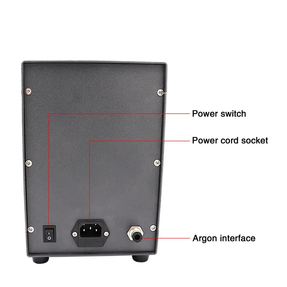 100A  Welding Machine for Jewelry Welder Equipment Handled for Gold Silver Portable Pulse Arc Argon Soldering Spot Weldin