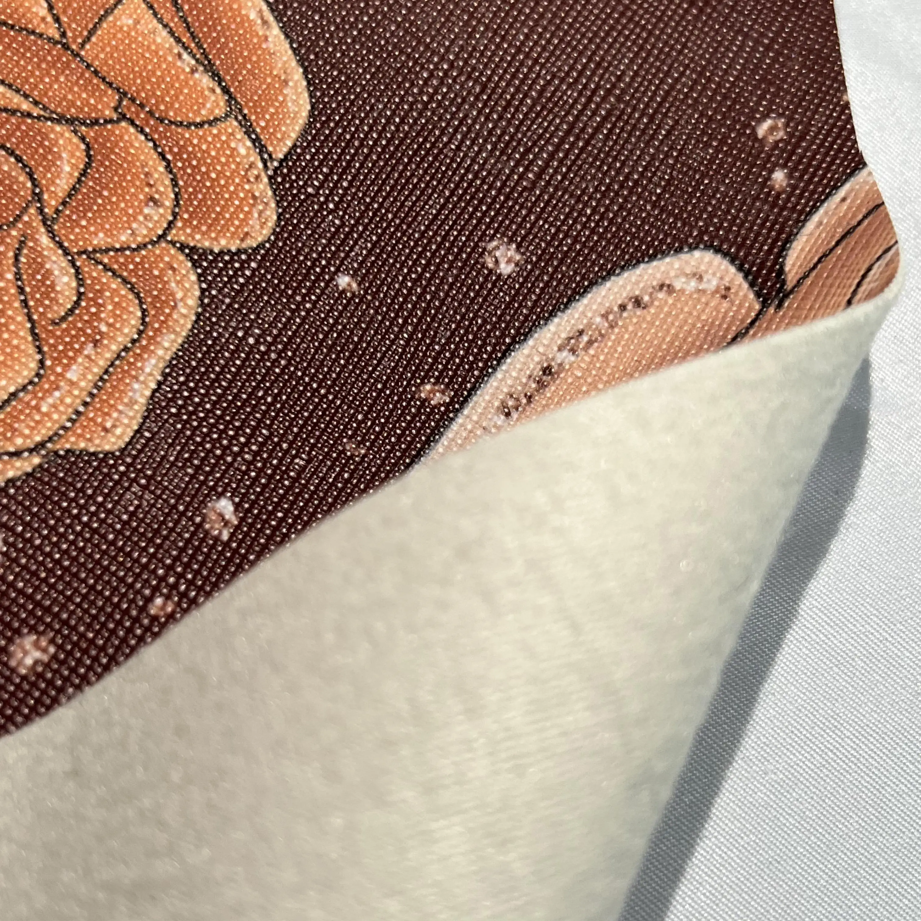 Digital printing Custom printed crisscross designer print faux synthetic leather sheet vinyl