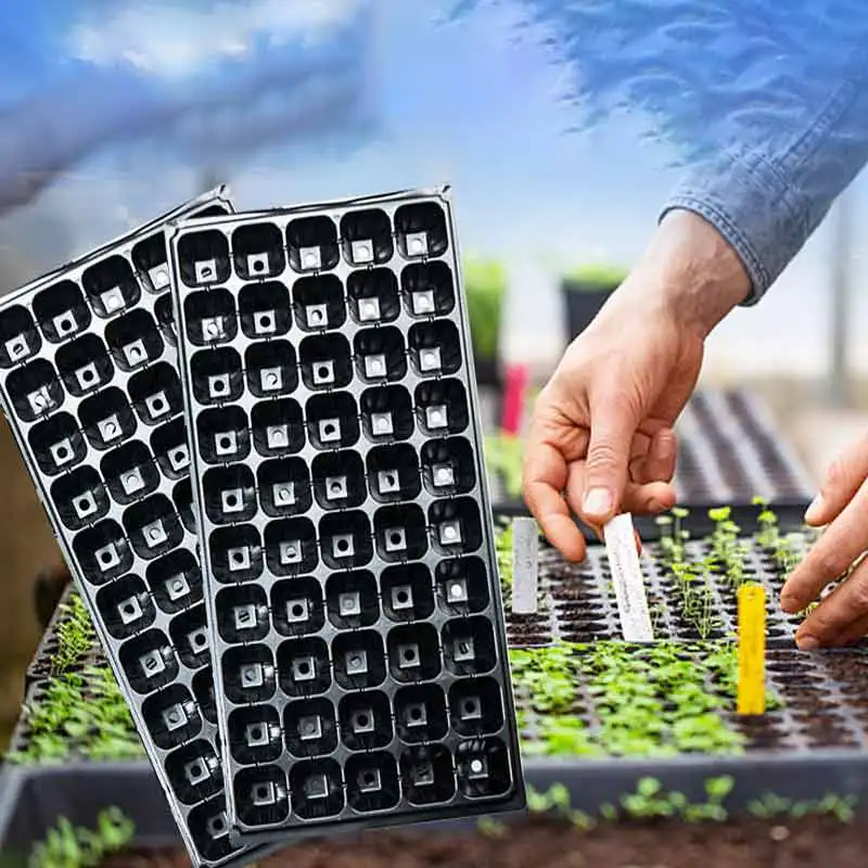 Durable 21 32 50 72 105 128 Cells Seed Plant Germination Vegetables Flower Growing Tray Garden Seedling Nursery Trays