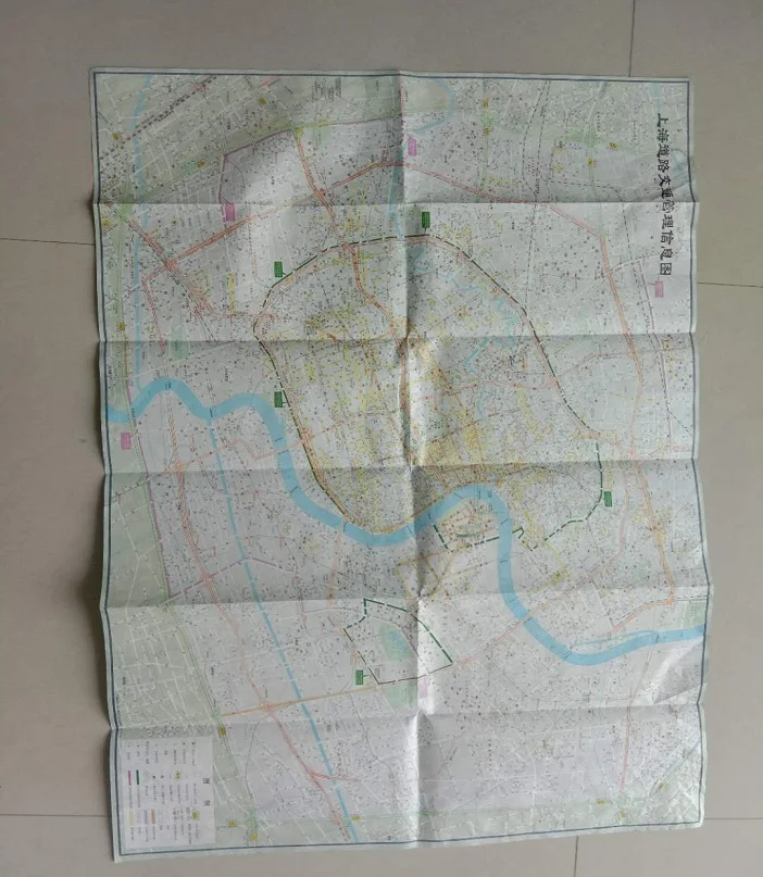 Nontearable Waterproof Tevek Map customized tyvek maps