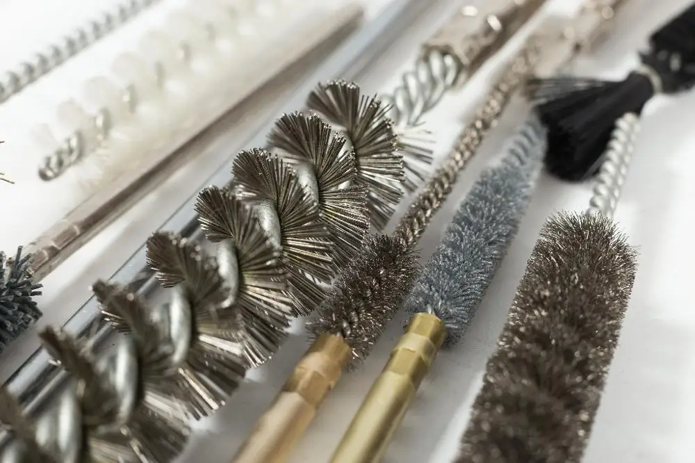 FMT 2024 hot sale polishing deubrring cleaning double spiral silicon carbide  Wire tube brush