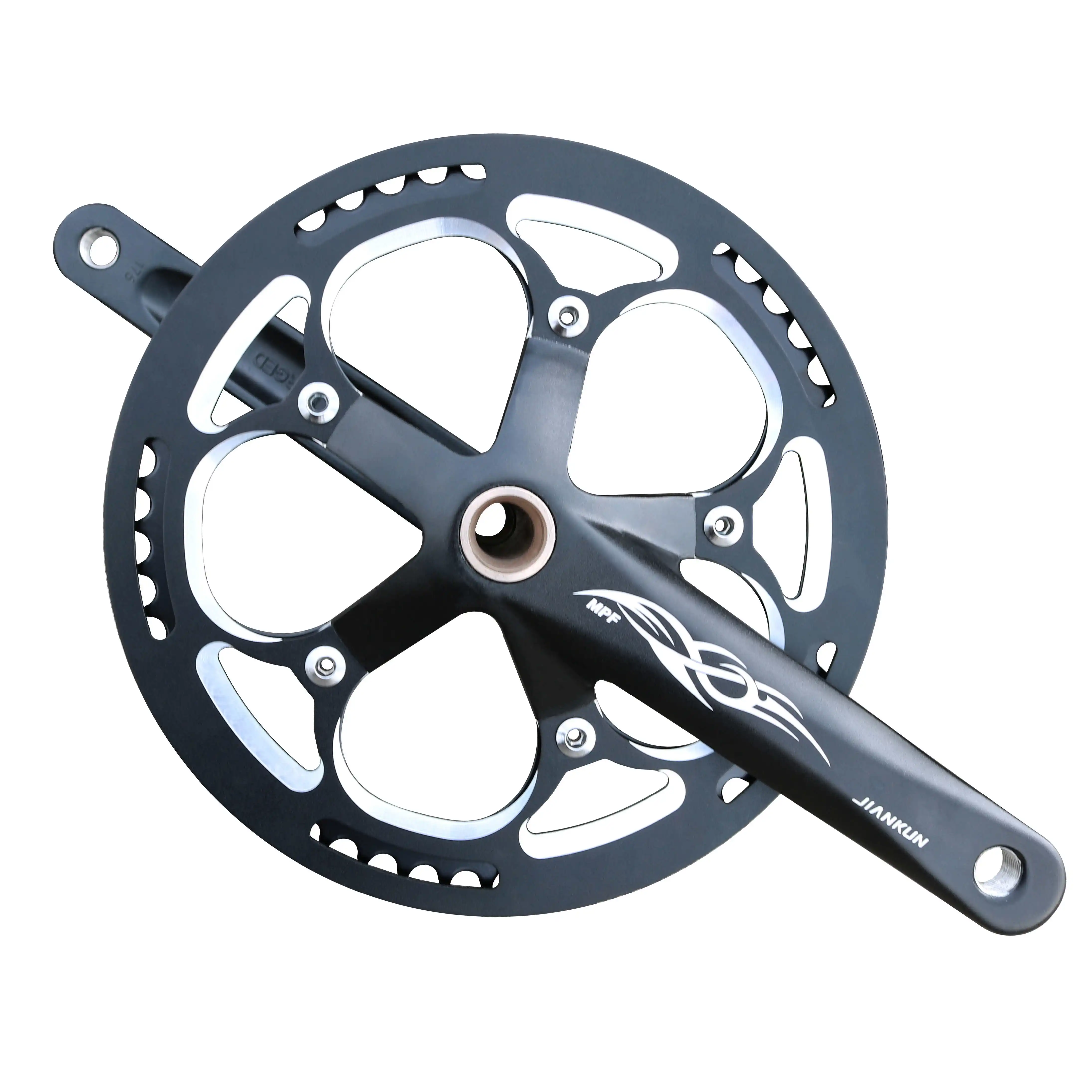 Wholesale 130mm BCD bicycle crank AL CNC 42/44/46/48/52/53T bicycle cranksets for folding bike