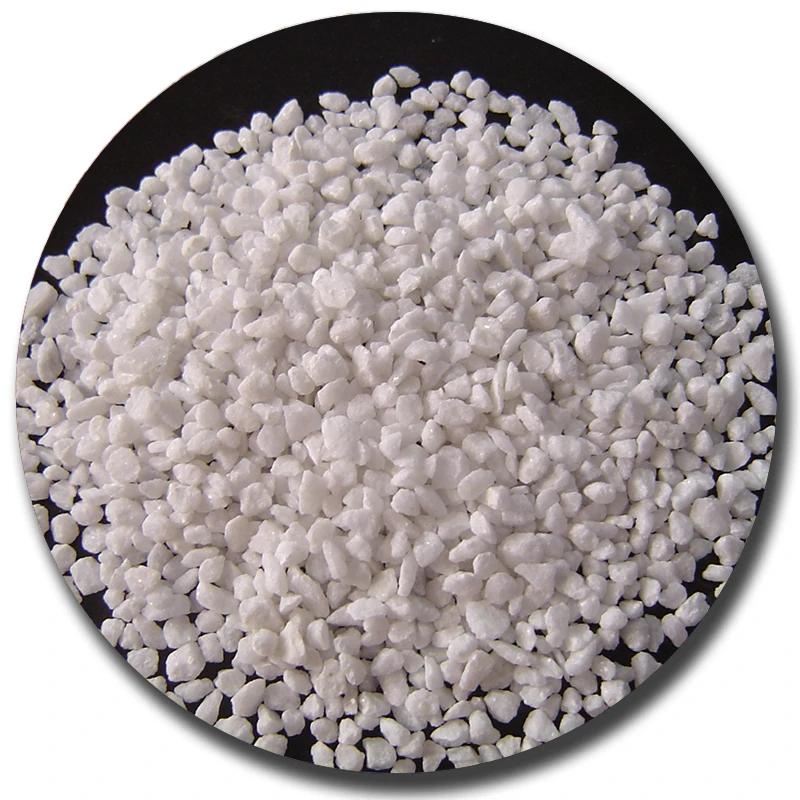 Crushed marble construction white sand for