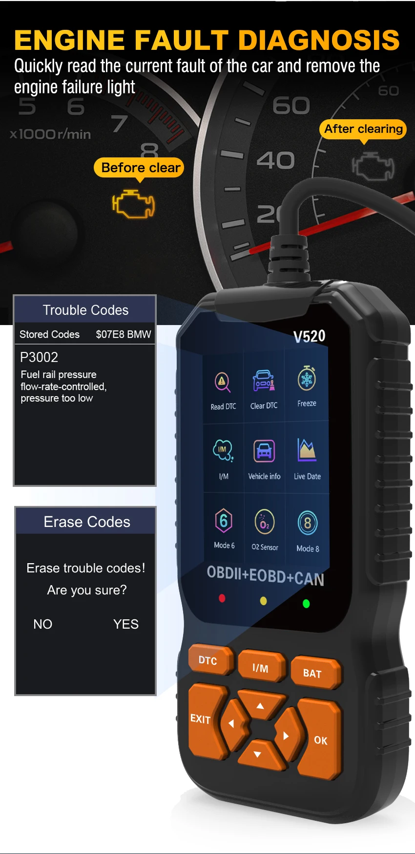 car diagnostic tool auto diagnostic scanner auto diagnostic tool car scanner car tester launch