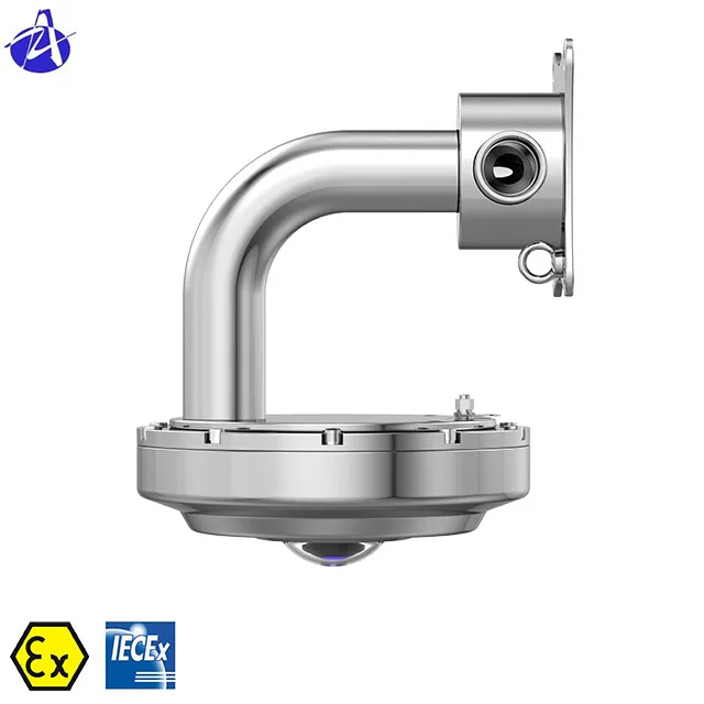 5MP Panoramic Explosion Proof Fisheye Fixed Dome Camera with Light