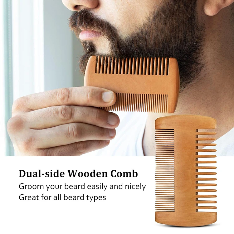 Wholesale hot selling beard growth kit for black men private label premium nature organic fast beard oil serum beard growth kit