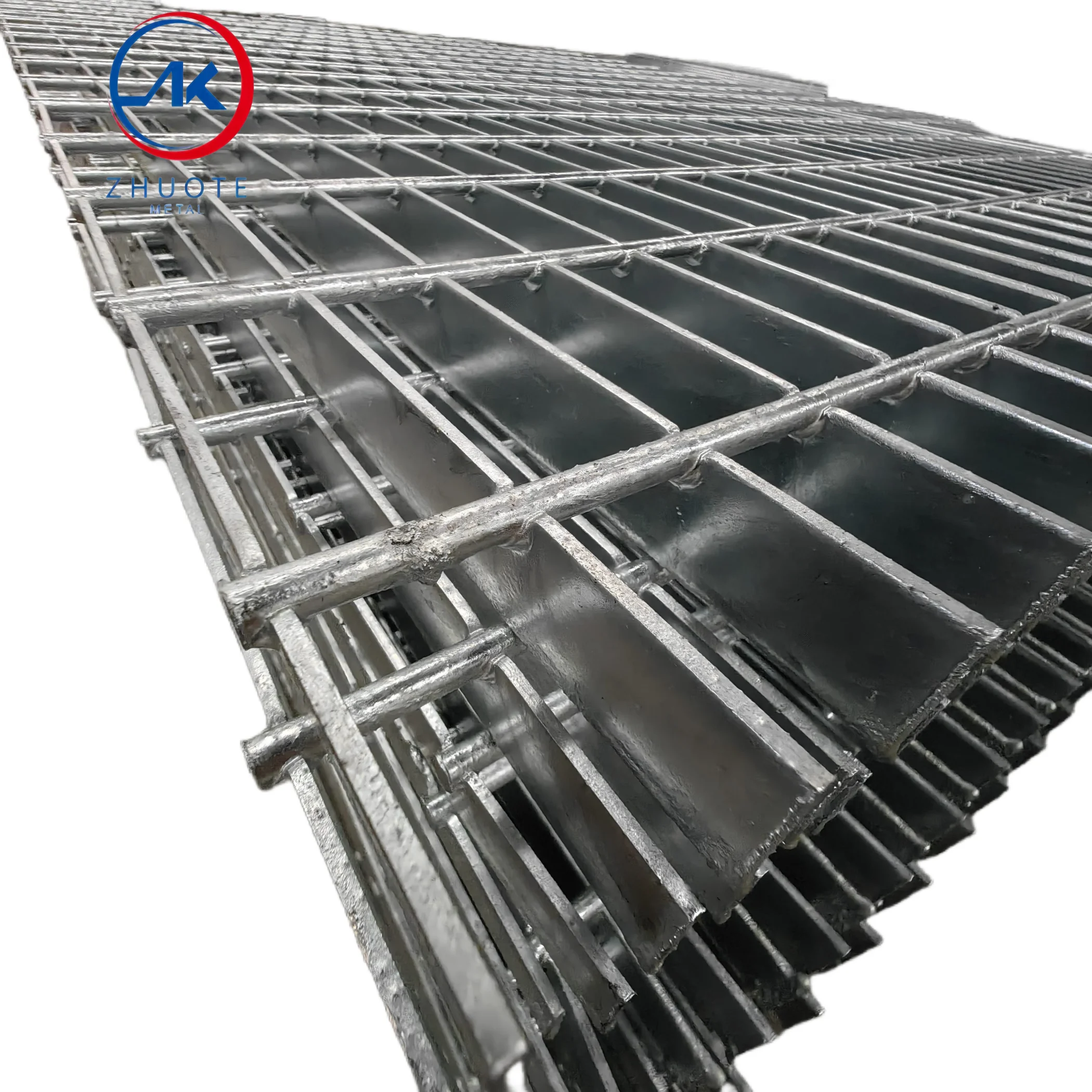 40*5mm Grating Metal Floor Drain Storm Drain Galvanised Steel Grating Drainage Cover For Road Driveway