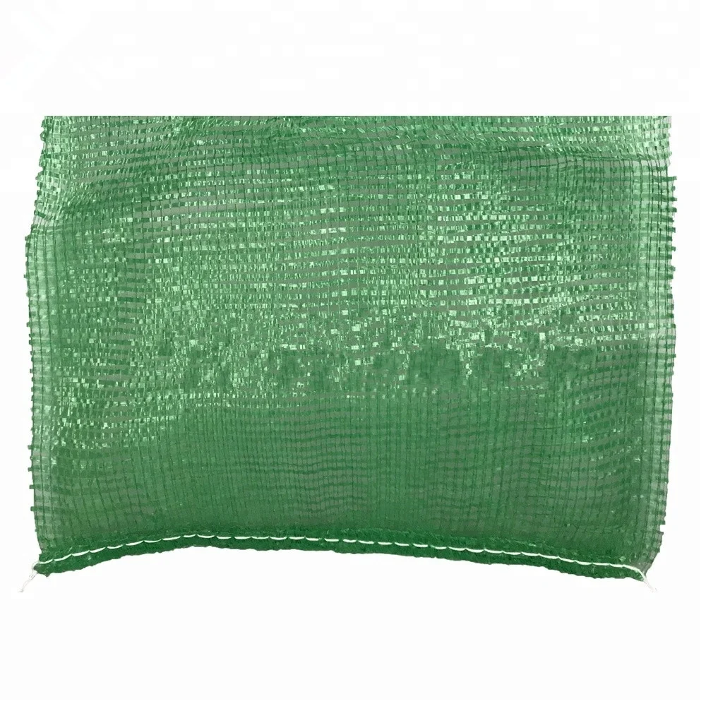 Wholesale 25 kg 50kg PP/PE Tubular Leno Net Bag Firewood Mesh Produce Bags for Potatoes Onions