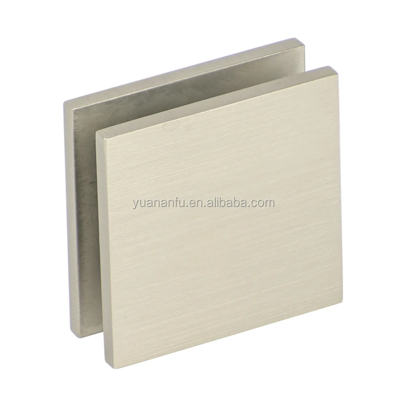 ANFU Best Selling Brass Mirror Polish 180 Degree Shower Bath Glass Fixing Clamps Corner Connector Clips Manufacturer