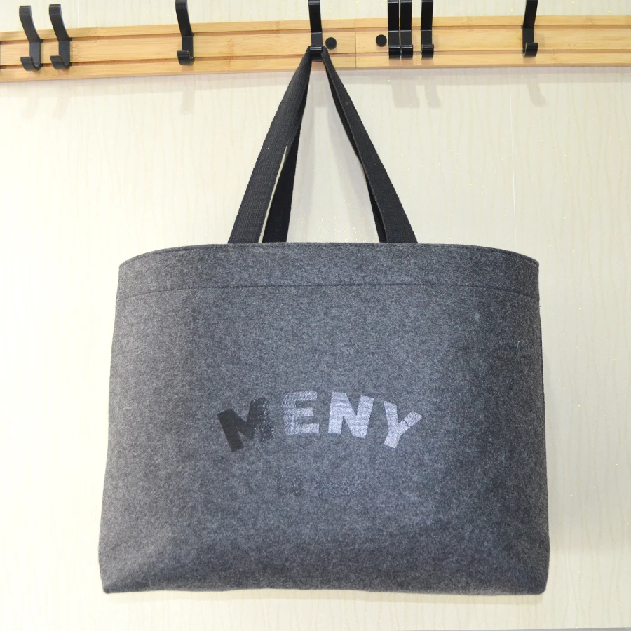 GRS certificated RPET felt big shopper Tote Bag Shopping Bag